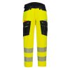 Portwest DX453 Hi-Vis Service sztreccs jól láthatósági munkásnadrág - Narancs/Fekete