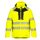 Portwest DX461 Hi-Vis vízálló jól láthatósági munkavédelmi télikabát - Sárga/Fekete