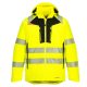 Portwest DX461 Hi-Vis vízálló jól láthatósági munkavédelmi télikabát - Sárga/Fekete