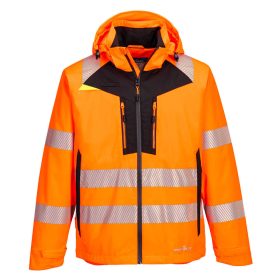  Portwest DX462 Hi-Vis vízálló jól láthatósági munkavédelmi esőkabát - Narancs