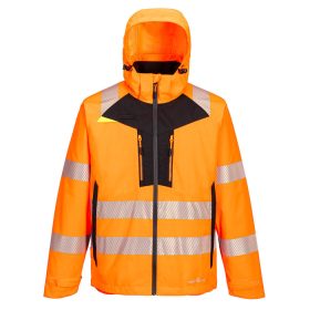   Portwest DX466 Hi-Vis 4in1 vízálló jól láthatósági munkavédelmi kabát -  Narancs/Fekete