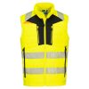 Portwest DX479 Hi-Vis Softshell bélelt jól láthatósági munkavédelmi mellény - Narancs/ Fekete