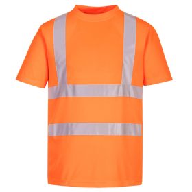   Portwest EC12 Hi-Vis Eco jól láthatósági munkavédelmi póló - 6db - Narancs 