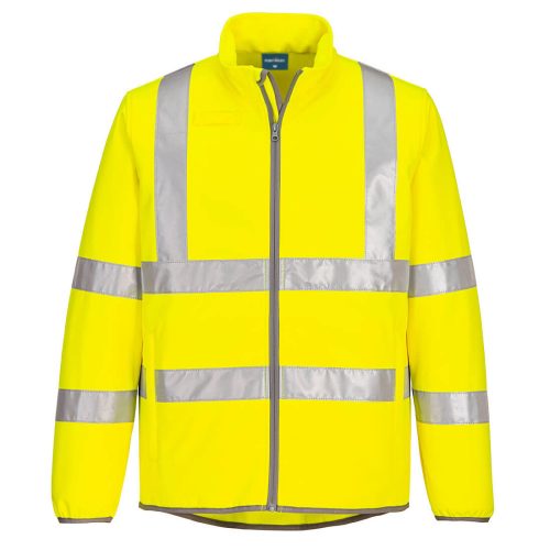 Portwest EC24 Eco Hi-Vis jól láthatósági munkavédelmi softshell kabát - Narancs