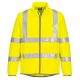Portwest EC24 Eco Hi-Vis jól láthatósági munkavédelmi softshell kabát - Sárga