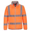 Portwest EC70 Hi-Vis Eco cipzáros jól láthatósági munkavédelmi pulóver - Narancs