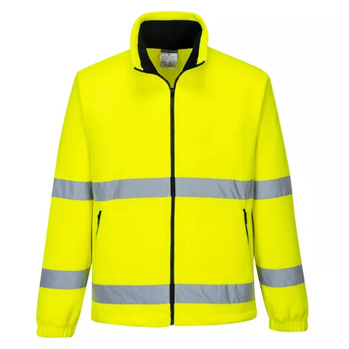 Portwest F303 Hi-Vis Windbreaker cipzáros polár jól láthatósági munkavédelmi pulóver - Narancs
