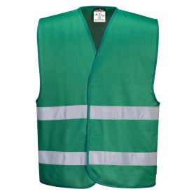  Portwest F474 Hi-Vis Iona jól láthatósági munkavédelmi mellény - Üvegzöld
