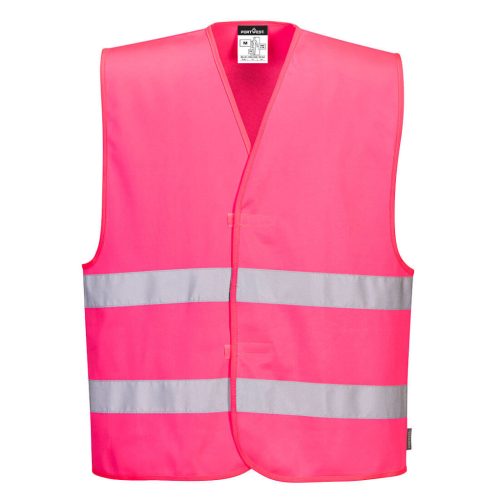 Portwest F474 Hi-Vis Iona jól láthatósági munkavédelmi mellény - Üvegzöld