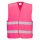 Portwest F474 Hi-Vis Iona jól láthatósági munkavédelmi mellény - Pink