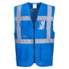 Portwest F476 Hi-Vis Iona jól láthatósági vezetői munkavédelmi mellény - Üvegzöld