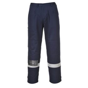   Portwest FR26 Bizflame Plus pamut lángálló antisztatikus munkavédelmi nadrág - Navy