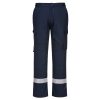 Portwest FR401 Bizflame Plus Lightweight pamut lángálló antisztatikus munkavédelmi nadrág - Navy