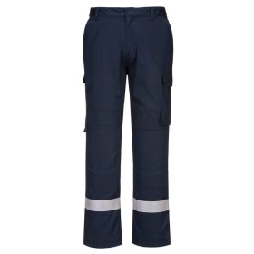   Portwest FR401 Bizflame Plus Lightweight pamut lángálló antisztatikus munkavédelmi nadrág - Navy