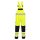 Portwest FR63 Hi-Vis Multi Norm pamut lángálló antisztatikus jól láthatósági munkavédelmi kantáros nadrág - Sárga/ Navy