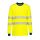 Portwest FR701 Hi-Vis hosszú ujjú lángálló antisztatikus jól láthatósági munkavédelmi póló - Sárga/Navy