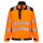 Portwest FR722 Bizflame Hi-Vis lángálló antisztatikus munkavédelmi kabát - Narancs/Fekete