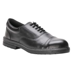   Portwest FW47 Steelite Executive Oxford S1P SR FO antisztatikus acélbetétes munkavédelmi cipő - Fekete