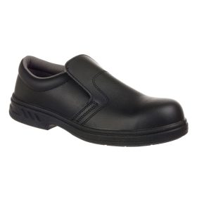  Portwest FW81 Steelite Slip On Safety S2 SR FO antisztatikus munkavédelmi cipő - Fekete