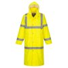 Portwest H445 Hi-Vis vízálló jól láthatósági munkavédelmi esőköpeny (122cm) - Narancs