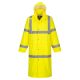 Portwest H445 Hi-Vis vízálló jól láthatósági munkavédelmi esőköpeny (122cm) - Sárga