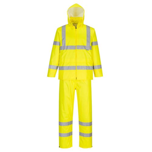 Portwest H448 Hi-Vis Packaway vízálló jól láthatósági munkavédelmi esőruha - Sárga