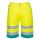 Portwest L043 Hi-Vis jól láthatósági rövidnadrág - Sárga/Kékeszöld 