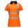 Portwest LW72 Hi-Vis női vasúti jól láthatósági munkavédelmi pólóing - Narancs/Fekete