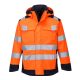 Portwest MV70 Modaflame lángálló antisztatikus munkavédelmi kabát - Narancs/Navy 