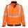 Portwest MV72 Modaflame lángálló antisztatikus softshell munkavédelmi kabát - Narancs/Navy 