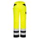 Portwest PW241 Hi-Vis Service jól láthatósági munkásnadrág - Sárga-Fekete