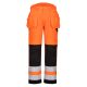 Portwest PW242 Hi-Vis Holster jól láthatósági lengőzsebes munkásnadrág - Narancs-Fekete