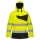 Portwest PW261 Hi-Vis bélelt vízálló jól láthatósági télikabát - Sárga-Fekete