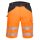 Portwest PW348 Hi-Vis fényvisszaverős munkavédelmi rövidnadrág - Narancs/ Fekete
