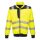 Portwest PW370 Hi-Vis cipzáras vasúti jól láthatósági munkavédelmi pulóver - Sárga/Fekete 
