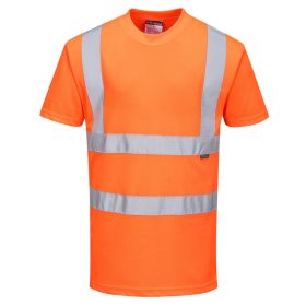   Portwest RT23 RIS vasúti jól láthatósági munkavédelmi póló - Narancs 