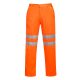 Portwest RT45 Hi-Vis Texpel bevonatú vasúti jól láthatósági munkavédelmi nadrág - Narancs   