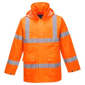  Portwest S160 Hi-Vis Lite Traffic vízálló jól láthatósági munkavédelmi kabát - Narancs
