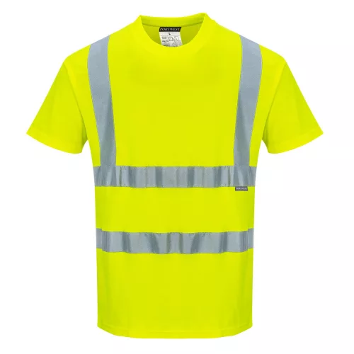 Portwest S170 Cotton Comfort pamut jól láthatósági póló - Narancs
