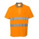 Portwest S171 Hi-Vis Cotton Comfort vasúti jól láthatósági munkavédelmi pólóing - Narancs 
