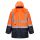 Portwest S426 Hi-Vis Traffic 7in1 vízálló jól láthatósági munkavédelmi kabát - Narancs/Navy