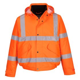   Portwest S463 Hi-Vis vízálló jól láthatósági munkavédelmi bomber dzseki - Narancs
