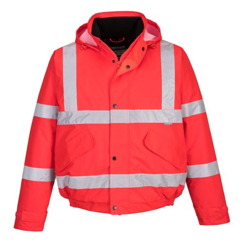 Portwest S463 Hi-Vis vízálló jól láthatósági munkavédelmi bomber dzseki - Narancs