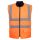 Portwest S469 Hi-Vis vízálló kifordítható jól láthatósági munkavédelmi mellény - Narancs
