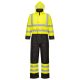 Portwest S485 Hi-Vis bélelt vízálló jól láthatósági munkavédelmi overál - Sárga/Fekete