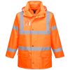 Portwest S765 Hi-Vis Essential 5in1 vízálló jól láthatósági munkavédelmi kabát - Narancs