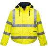 Portwest S773 Bizflame Rain Hi-Vis Antistatic FR antisztatikus vízálló jól láthatósági munkavédelmi kabát - Narancs