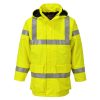 Portwest S774 Bizflame Rain Hi-Vis Multi Lite antisztatikus vízálló jól láthatósági munkavédelmi kabát - Narancs