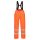 Portwest S781 Bizflame Rain Hi-Vis bélelt antisztatikus jól láthatósági munkavédelmi kantáros nadrág - Narancs