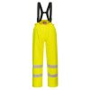 Portwest S781 Bizflame Rain Hi-Vis bélelt antisztatikus jól láthatósági munkavédelmi kantáros nadrág - Narancs